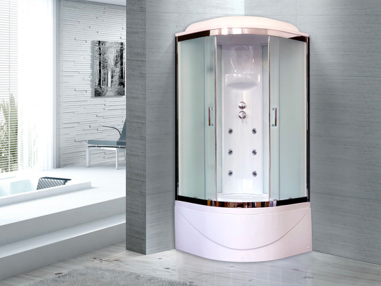 Душевая кабина Royal Bath RB 90BK3-WC-CH