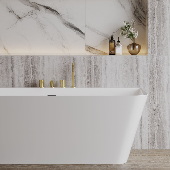 Смеситель на борт ванны AQUAme Siena AQM6219BG