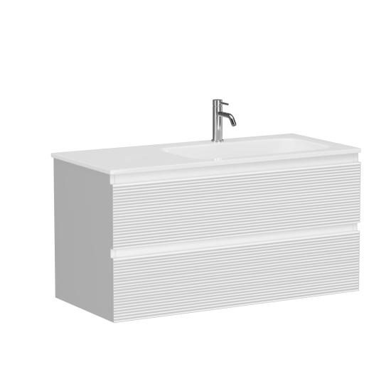 Тумба с раковиной Sancos Folk 120 R bianco