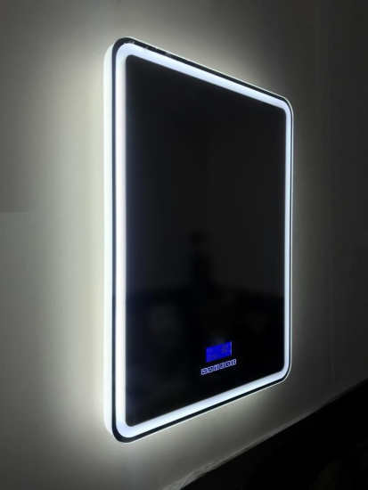 Зеркало BelBagno SPC-MAR-600-800-LED-TCH-RAD с bluetooth, термометром и радио