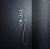 Шланговое подключение Hansgrohe Fixfit Porter Square 26486000 с держателем для душа