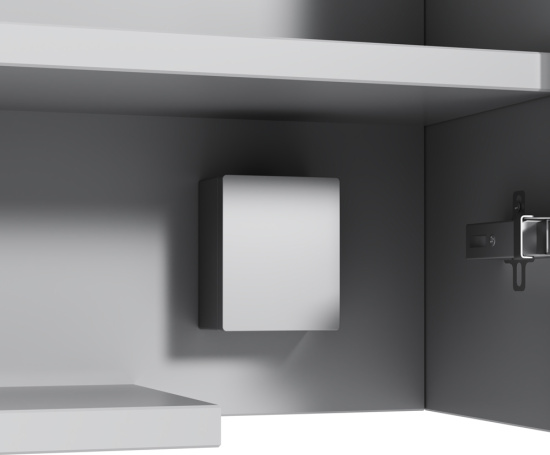 Зеркало-шкаф AM.PM Spirit V2.0 60 L с LED-подсветкой, белый глянец