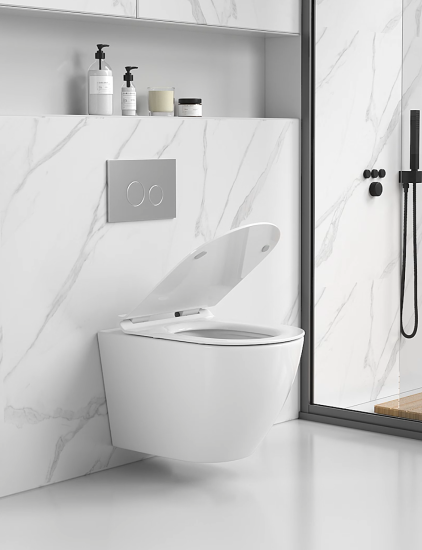 Инсталляция Grohe Rapid SL 38772001 с кнопкой + унитаз подвесной BeWash Aldo BKWHT001480