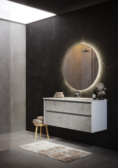 Тумба с раковиной Sanvit Кубэ-2 Лофт 90