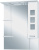 Зеркало-шкаф Misty Квадро 75 R белая эмаль, с подсветкой