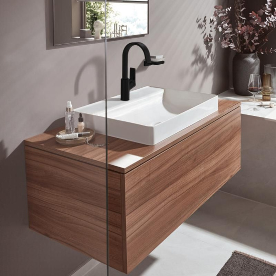 Смеситель для раковины Hansgrohe Vivenis 75032670 матовый черный