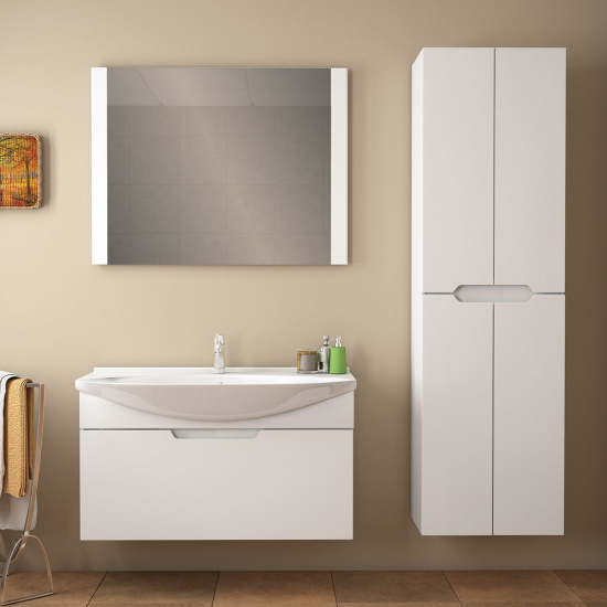 Тумба с раковиной Dreja.Eco Laguna 105 белая