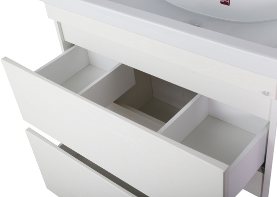 Тумба с раковиной ASB-Mebel Коста 80 ясень белый, напольная