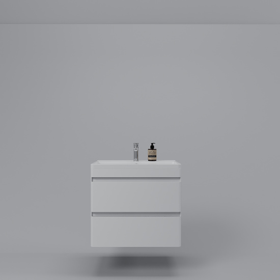 Тумба с раковиной Style Line Атлантика 70 Люкс антискрейч, Plus подвесная