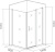 Душевой уголок Good Door Latte WTW+SP-C-WE 140x90