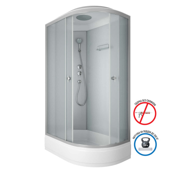 Душевая кабина Niagara Eco E120/80/26L/MT