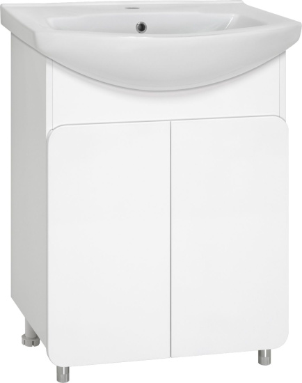 Мебель для ванной Misty Чегет 65 напольная, белая
