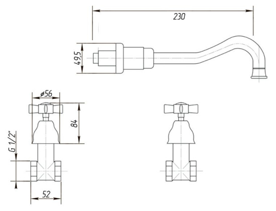 Смеситель для раковины Migliore Princeton ML.PRN-869 Do