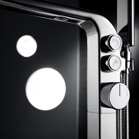 Напольный смеситель для ванны Black&White Universe U7642GM