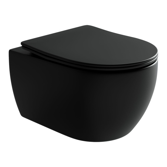 Подвесной унитаз Ceramicanova Play Rimless CN3001MB