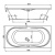 Акриловая ванна Vagnerplast Briana 185x90