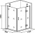 Душевой уголок Good Door Saturn WTW+SP правый 130х80х185 см