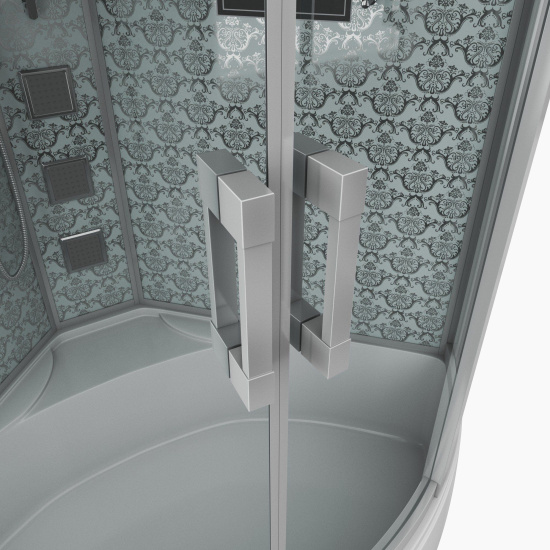 Душевая кабина Niagara Lux NG-7744W хром, металлик