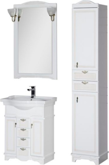 Зеркало Aquanet Луис 70 белое