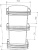 Полка Tekno-tel BK086SSS Полка Tekno-tel BK086SSS