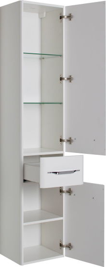 Пенал Aquanet Виченца 36 белый глянец