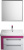 Тумба под раковину Iddis Color Plus 60 белая, розовая