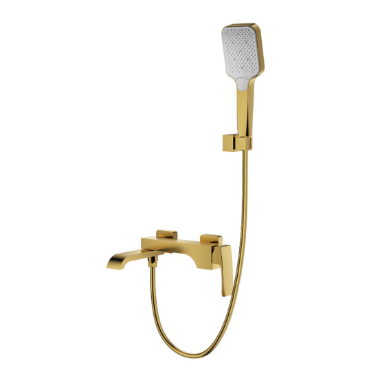 Смеситель для ванны Raglo R02.30.03 сатин золотой