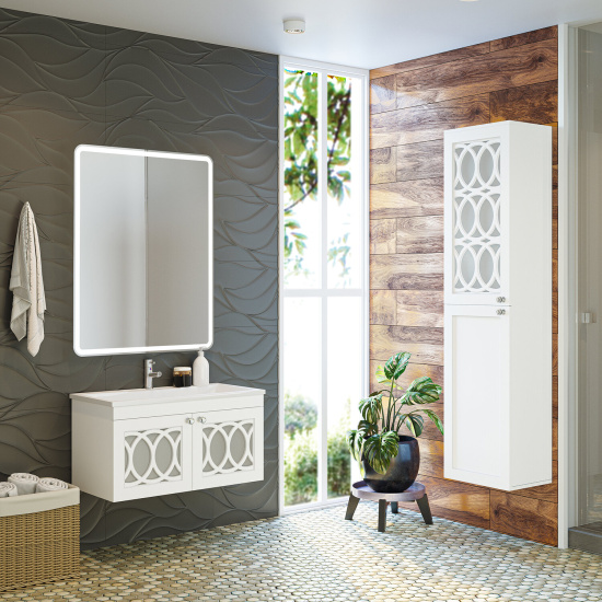 Зеркало Misty Неон 3 LED 60x80, сенсор на корпусе