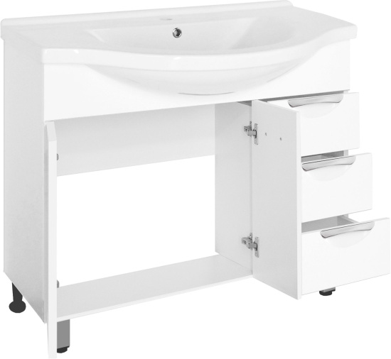 Мебель для ванной Style Line Жасмин 100 белая