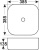 Накладная раковина Melana 805-78110 Накладная раковина Melana 805-78110