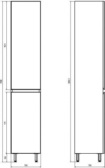 Пенал ASB-Mebel Марко 35 10741 R