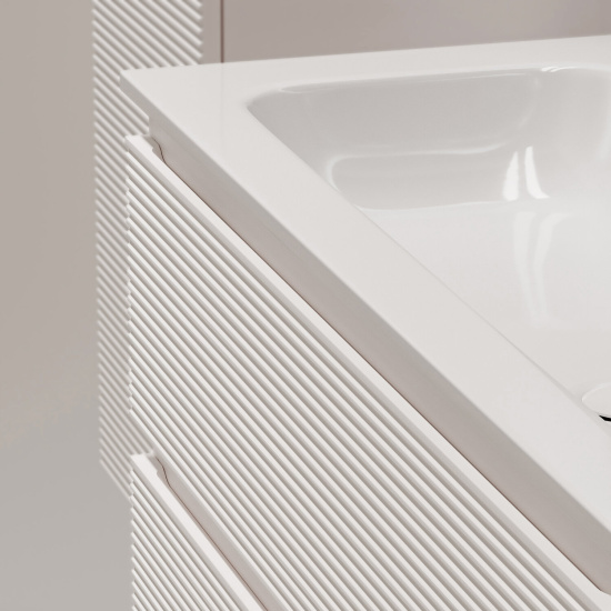 Тумба с раковиной Sancos Folk 100 L bianco