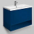 Тумба с раковиной Am.Pm Gem 75 глубокий синий, с 1 ящиком
