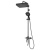 Душевая стойка Hansberge H5068BG, графит Душевая стойка Hansberge H5068BG, графит