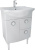 Мебель для ванной Triton Лира 60 R, 1 дверь, 2 ящика, белая Мебель для ванной Triton Лира 60 R, 1 дверь, 2 ящика, белая