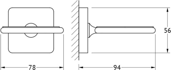 Стакан Ellux Avantgarde AVA 006-C01