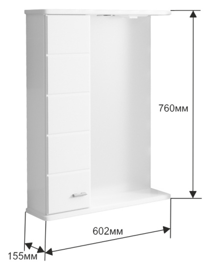 Зеркало СанТа Омега 60 L