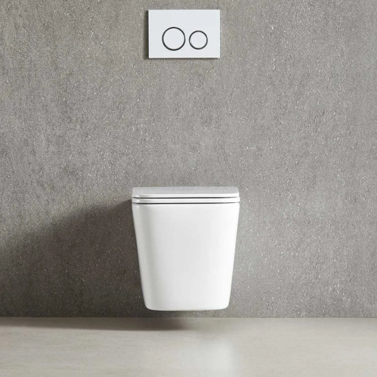 Инсталляция Grohe Rapid SL 38772001 с кнопкой + унитаз подвесной Vincea Q-Line VT1-12T