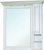 Зеркало-шкаф Bellezza Рим 100 R белое патина золото