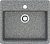 Мойка кухонная ZETT lab. T009Q008 темно-серая