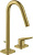 Смеситель для раковины Axor Citterio M 34132950 шлифованная медь
