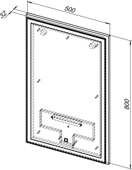 Мебель для ванной Aquanet Nova Lite 50 дуб рошелье