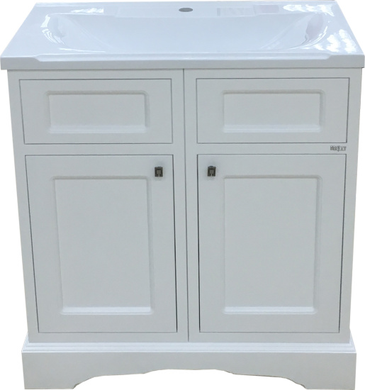 Мебель для ванной Misty Герда 80 белая эмаль