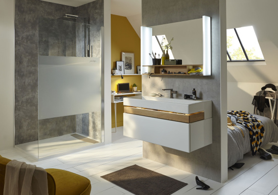 Душевая перегородка Jacob Delafon Contra 120 матовое стекло