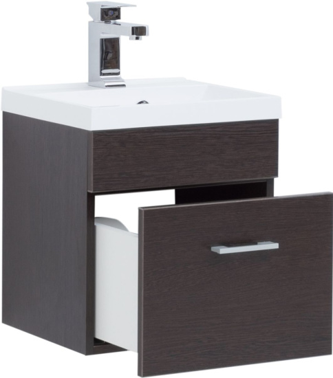 Тумба с раковиной Aquanet Нота 40 венге