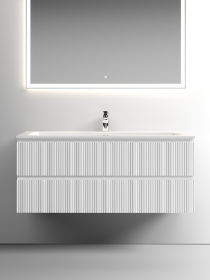 Тумба с раковиной Sancos Snob T 120 Bianco SNT120W, подвесная