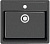 Мойка кухонная Marrbaxx Джекки Z009Q004 чёрный