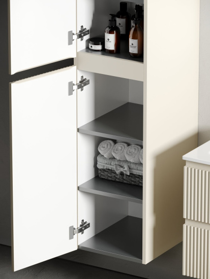 Шкаф-пенал Sancos Snob R 35 Beige Soft, подвесной