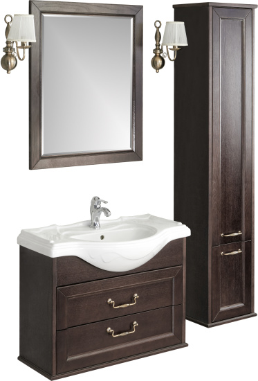 Зеркало Roca America Evolution W 70x86, дуб темный