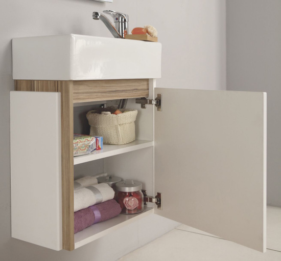 Мебель для ванной Aquaton Эклипс М светлый эбони R